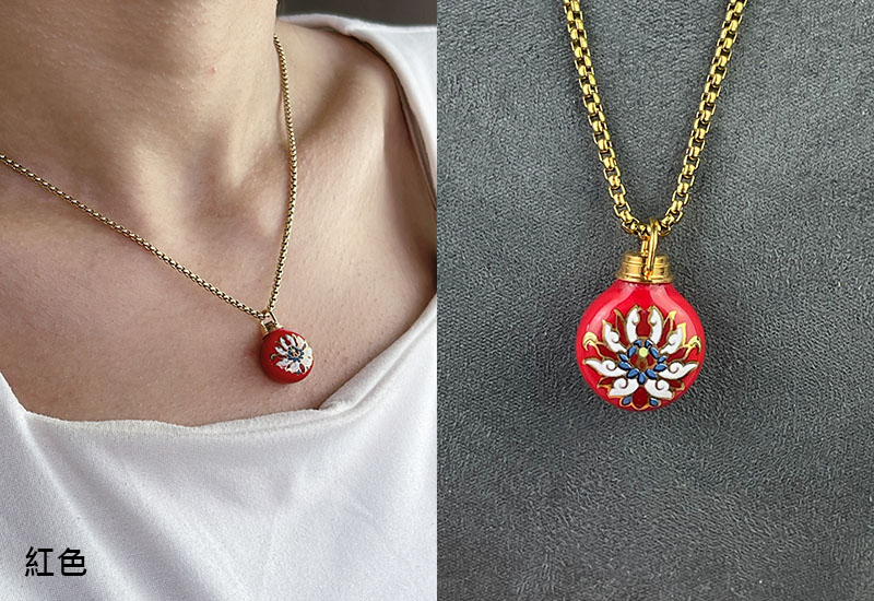 馨香雙韻香氛項鍊(多色)